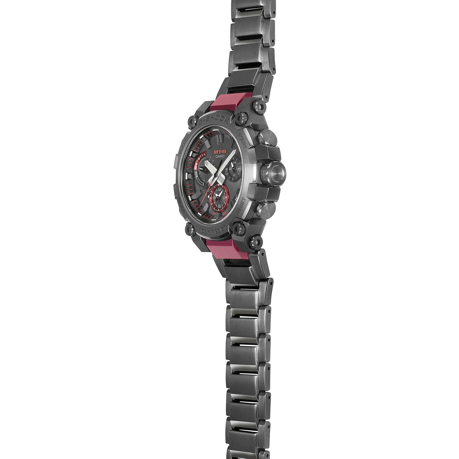 MTG MTGB3000BD1A Dark Grey Bordeaux IP Red Bluetooth Watch - Image 4