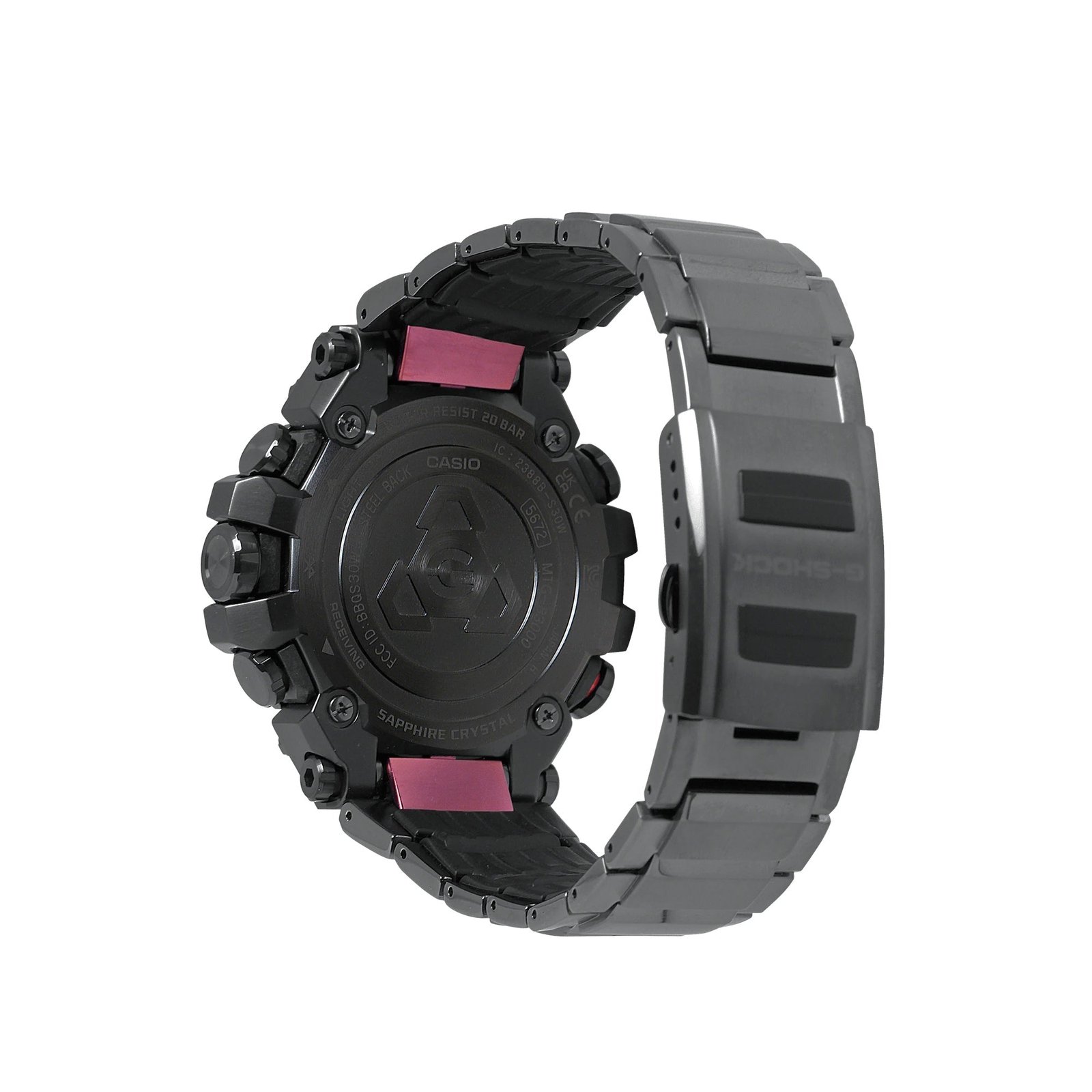 MTG MTGB3000BD1A Dark Grey Bordeaux IP Red Bluetooth Watch - Image 6