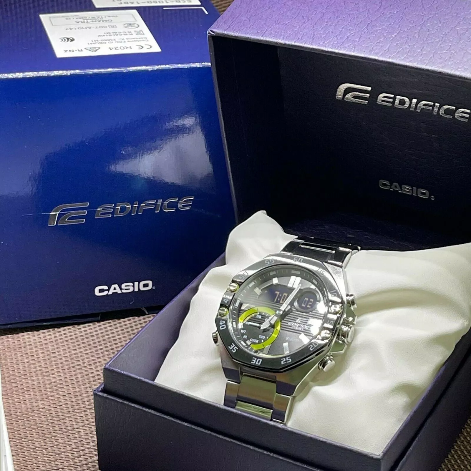 ECB-10DB-1ADF - ED493 Silver Bluetooth Connect - Men's Watch - Image 4